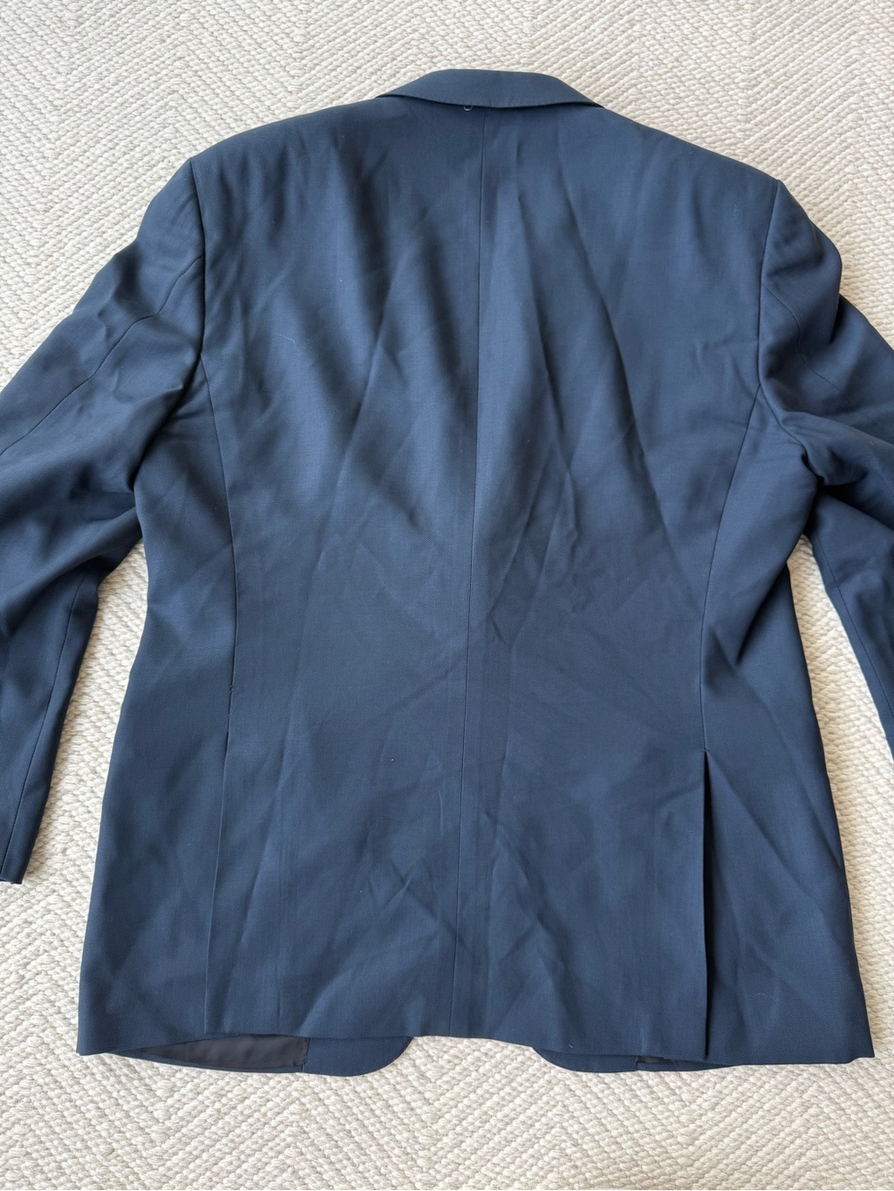Canali Classic Fit Water Resistant Navy Wool Blazer 56EU/46US - Picture 9 of 16